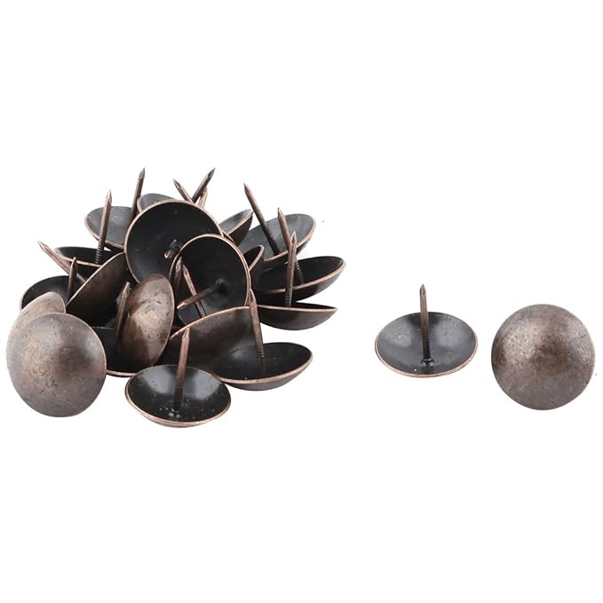 Sourcing Map 100stk Haus Metall Runde Kappe Polsternagel Push Stift Schwarz 11 X 13mm De De Reisszwecken Nagel Schrauben Befestigungen Modernmarwar Com