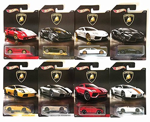 Hot wheels lamborghini 8 car bundle 2017
