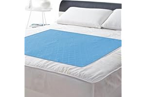 Incontinence Bed Pads Washable Large 34'' x 76''(1 Pack), Waterproof Incontinence Bed Pads for Kids & Adults, Reusable Bed Pa
