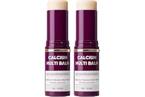 GENERIC 2pcs Cemenrete Calcium Multi Balm, Calcium Volume Multi Balm, Wrinkle Core Stick, Korean Collagen Moisturing Stick, Anti-aging, Hydrating, Firming Skin, Suitable for Eyes, Neck, Face