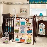 Choo Choo 4 Piece Baby Crib Bedding Set with Bumper by Bedtime Originals