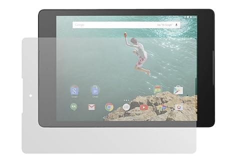 dipos I 3X Schutzfolie matt passend für HTC Google Nexus 9 Folie Displayschutzfolie