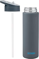 Smash Stainless Steel Drink Bottle 750ml with Sipper Grey view 4