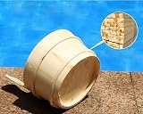 Zalati Wooden Bucket and Ladle Set 4L Sauna Water Barrel view 7