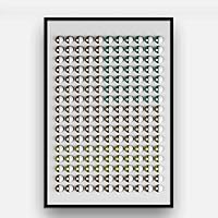 Framed Canvas Wall Art Abstract Texure Canvas Prints Home Artwork Decoration for Living Room,Bedroom - 16x24 inches