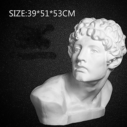 TLMY Plaster Like A Warrior Bust Sketch Plaster Like Sketching Practice Special Art Supplies Crafts Ornaments 39X51X53CM Crafts Ornaments