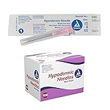 Dynarex Disposable Hypodermic Needle 18G, 1" Needle