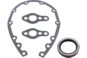YUCHENSHLP SBC Timing Chain Cover Gasket And Seal Kit Fits SB Chevy 283 305 327 350 383 400 Gears Front