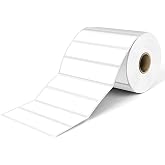 LLIKED 1400 Thermal Labels 4"x1", Strong Adhesive Shipping Labels | BPA Free, Block Old Information, Perforated Easy-Tear, Compatible with Rollo, Zebra and Other Desktop Printers