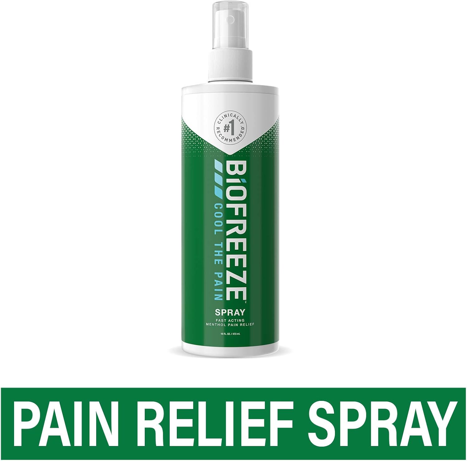 Biofreeze Pain Reliever Spray, Cooling Topical Analgesic for Muscle