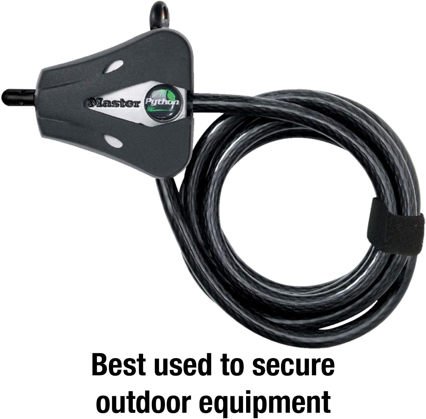 Master Lock 8418D Python Keyed Cable Lock, 6 Ft. Long, Black: Home Improvement