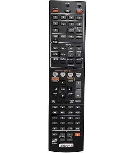 Amazon.com: RAV332 WT92680EX Replace Remote Work for Yamaha