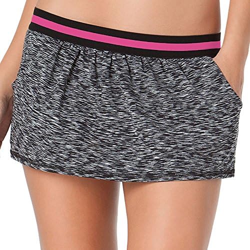 Anne Cole Locker Women's Elastic Trim Swim Skirt Bottom-XS-AC16_Mlt