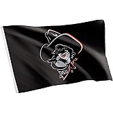 Desert Cactus Oklahoma State University OSU Flag - 3 x 5 Feet Cowboys Banner, Indoor/Outdoor Durable Fabric, 100% Polyester Design (Style J)
