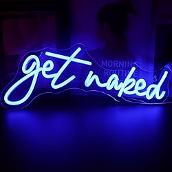 QiaoFei Led Get Naked Neon Sign Letters USB Powered