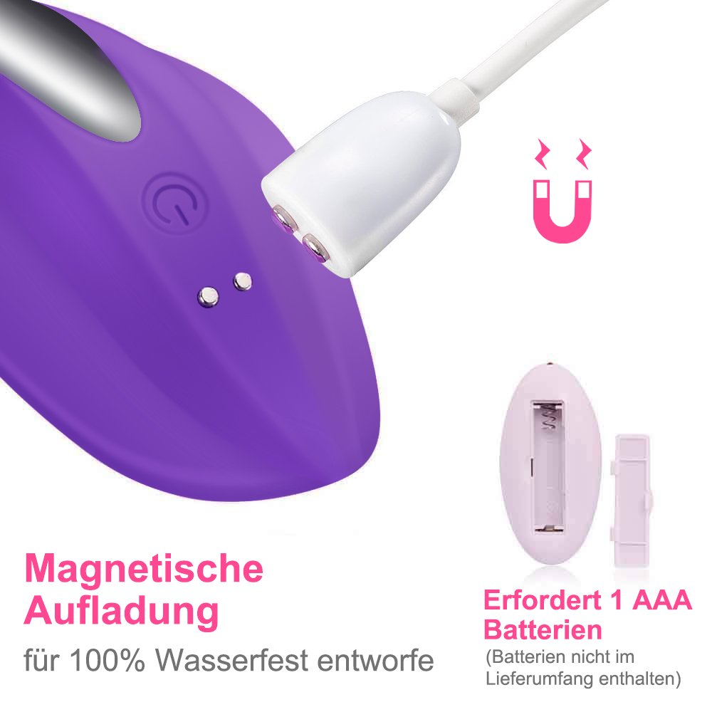 [50% OFF] Auflegevibrator für Sie Stimulation der Klitoris mit Fernbedienung, Klein Klitorisstimulator Klitoris Vibrator Panty Pleasure
