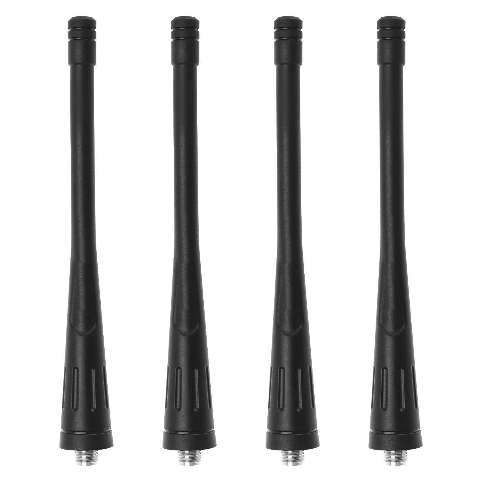 EMSea 4PCS Single Band UHF 400-480MHz SMA-Female Antenna Compatible with Baofeng Two Way Radio BF-888S/BF-777S/BF-666S 50ohm Impedance 11.5cm