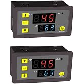AITIAO 2Pcs Timer Delay Relay AC 110V 220V 10A 1500W Programmable LED Display Digital Cycle Timer Delay Switch Module