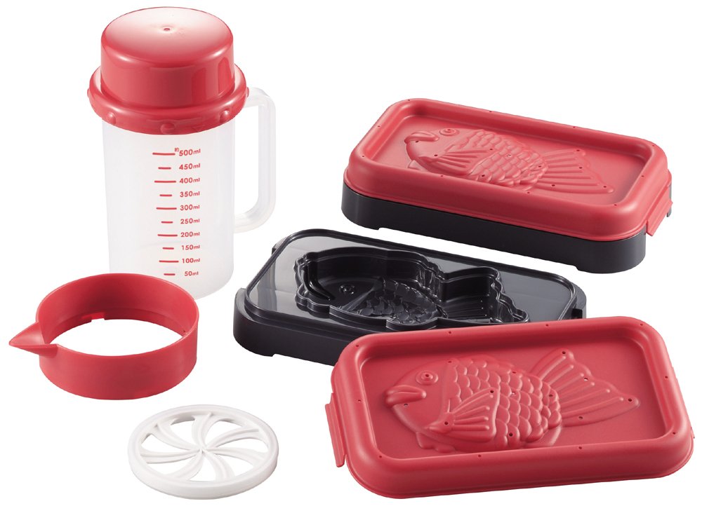 Pearl range de taiyaki manufacturer & powder shaker (2-pack) D-498 (japan import)