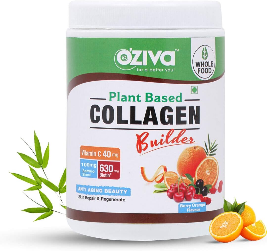 OZiva Plant Based Collagen Builder for AntiAging Beauty