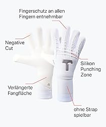 T1TAN White Beast 3.0 - Goalkeeper Gloves - with