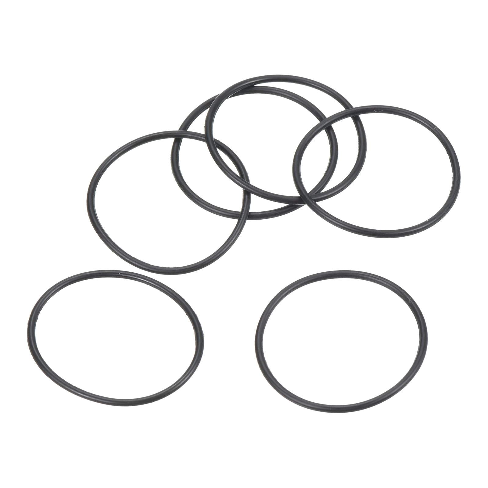 PATIKIL Nitrile Rubber O-Rings 21mm OD 19mm ID 1mm Width, 25 Pcs Metric Sealing Gasket for Faucet Plumbing Automotive Repair, Black