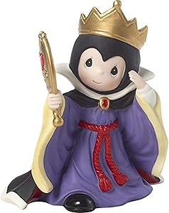 Precious Moments Disney Showcase Evil Queen You Are The Fairest One Of All Bisque Porcelain Figurine 181094, One Size, Multi