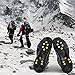 Carryown Ice Grips Traction Cleats Ice Cleats Snow Grips Snow Cleats for Men and Women+ 10 Extra Replacement Studs