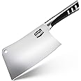 Utopia Kitchen 9 Inch Cleaver Knife Stainless Steel Chopper Butcher Knife for Home Kitchen and Restaurant Black