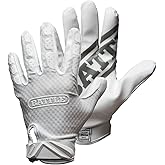 Battle Sports Triple Threat Wide Receiver Football Gloves, Ultra Stick Adult & Youth Gloves