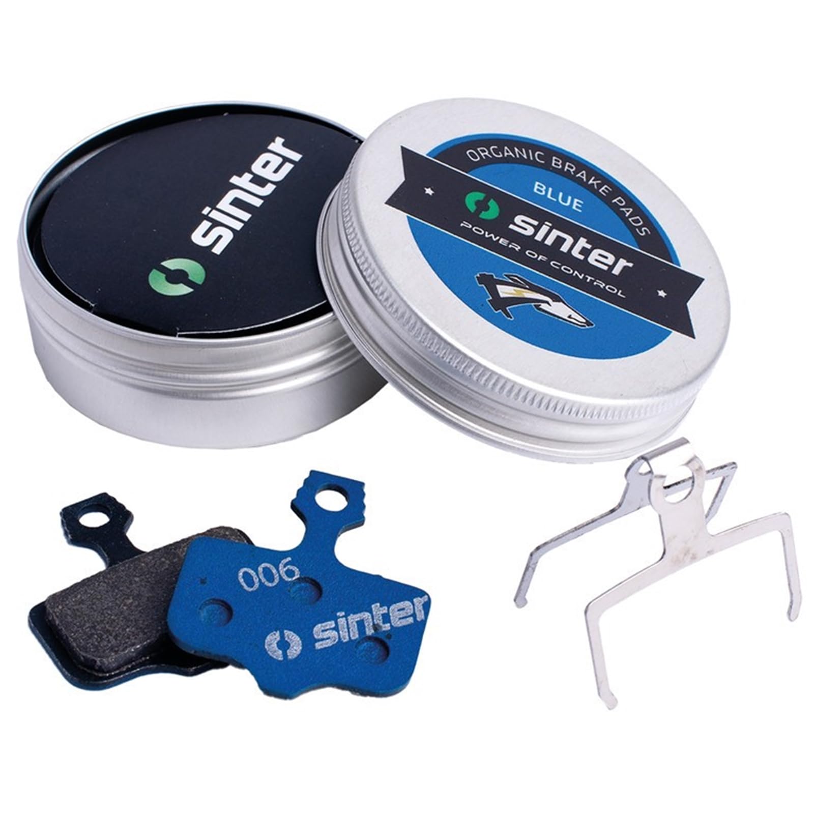 Sinter Disc Brake Pads - 006 Avid Blue S530 - Single Pair Metal Can Carded 2022: Blue One Size