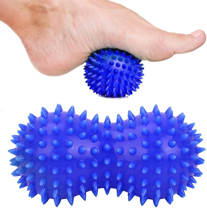 OhhGo PVC Peanut Spiky Massage Ball Back Foot Massager Ball Fitness Muscle Massaging