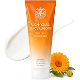 L&rsquo;EUDINE Calendula Cream &ndash; 4fl oz Calendula Body Cream for Acne, Wrinkles, Fine Lines, Scars &ndash; Calming and Soothing Repair Cream &ndash; Natural Calendula Extract with Vitamin E, Echinacea