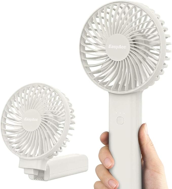 EasyAcc 2020 Handheld Fan Portable Fan Travel Outdoor Amazon.co.uk