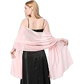 halenmou Chiffon ladies' scarves, bride bridesmaid dress shawls, formal dinner party, party and ball wraps