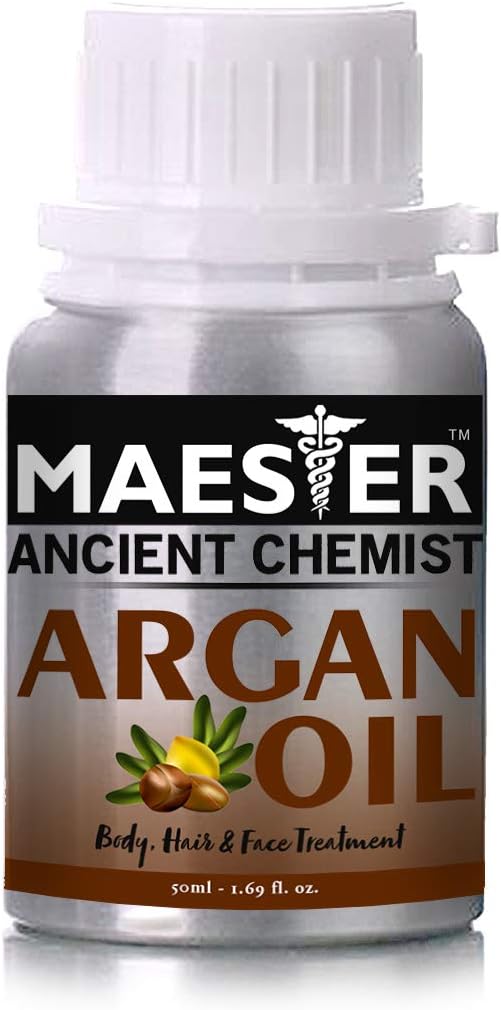 Maester Organic Argan Oil for Hair and Skin (50 ml)