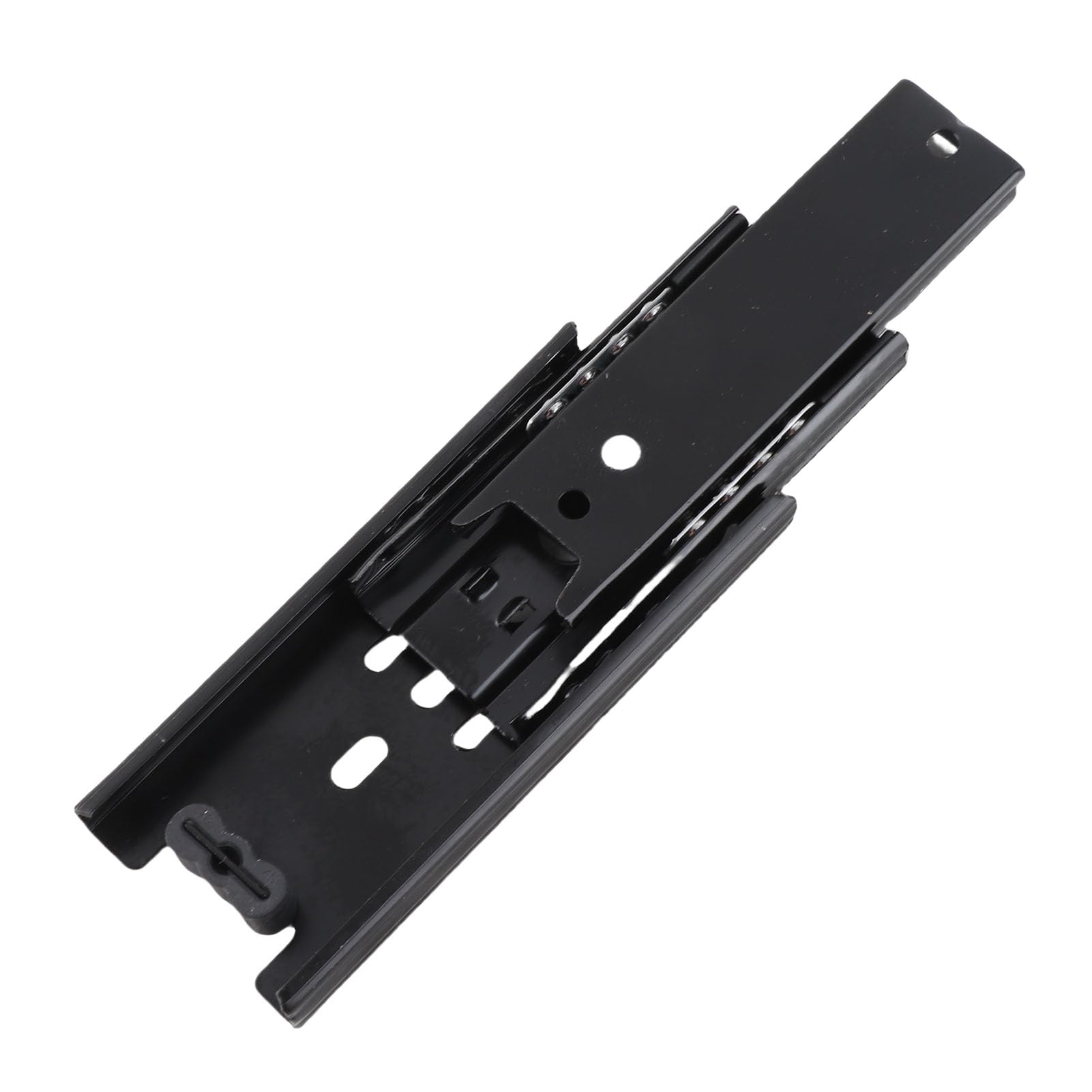 Sheens 2Pcs Mini Soft Close Drawer Slides, 4inch Black Metal, Full Extension Side Mounted Ball Bearing Runners, Heavy Duty, Alloy Steel