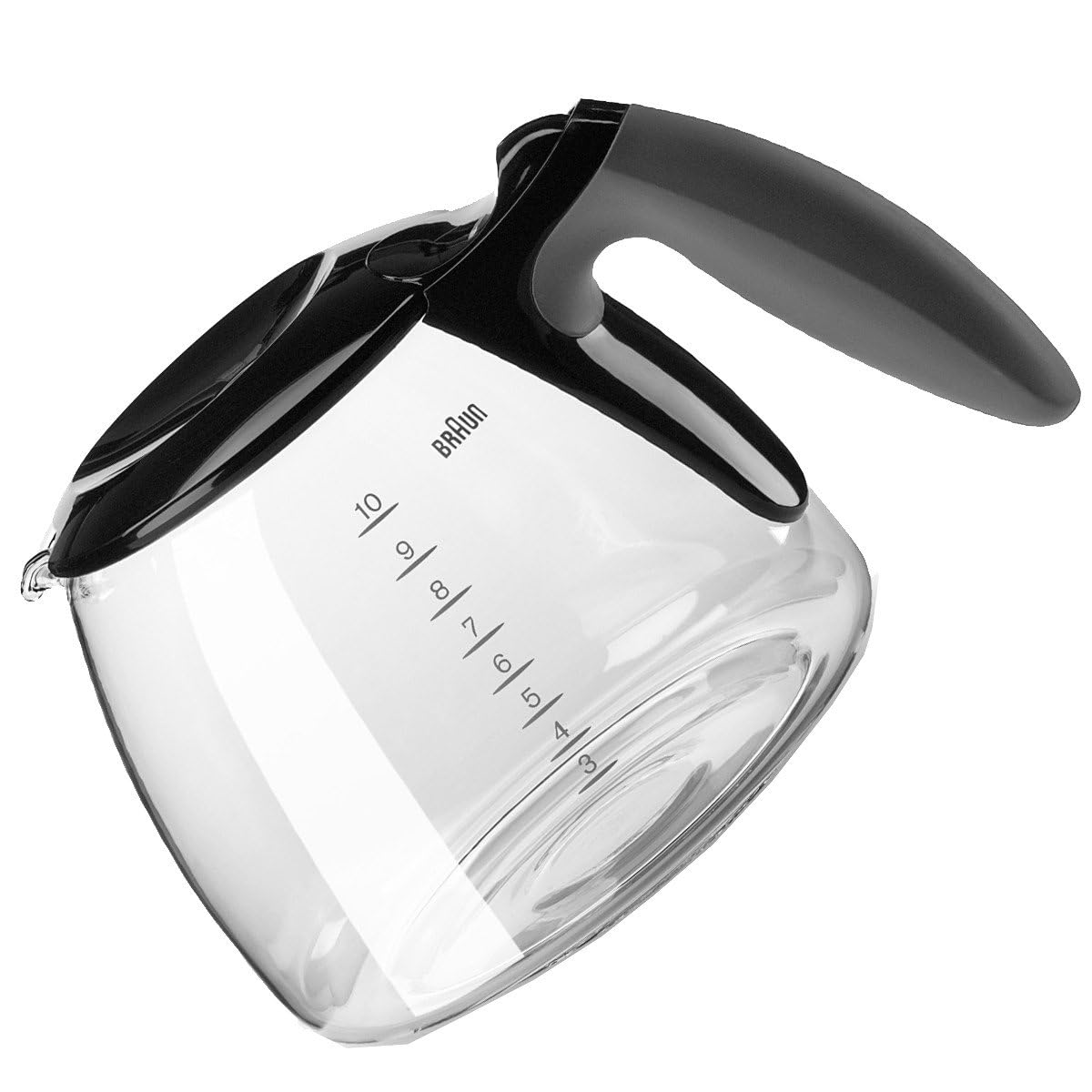 Braun KFK 500 Glass Jug Lid (Suitable for Passion) Black/Grey