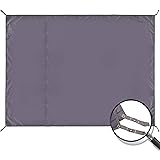 REDCAMP Waterproof Camping Tarp, 4 in 1 Multifunctional Tent Footprint for Camping, Hiking, Backpacking, Lightweight and Comp