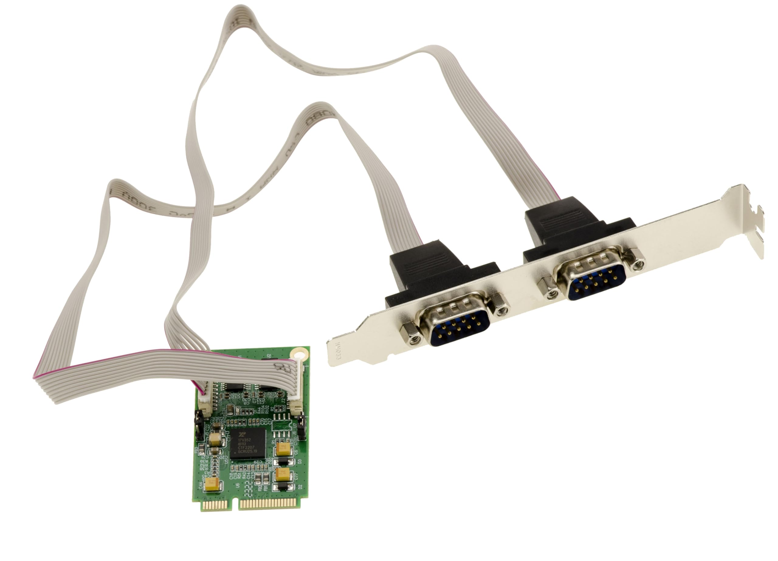 KALEA-INFORMATIQUE 2 COM RS232 - DB9 Mini PCI Express serial controller card with EXAR XR17V352 Chipset