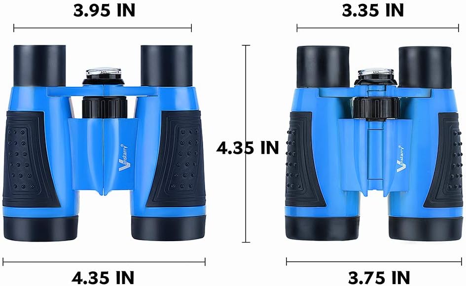 Vanstarry Kids Binoculars, 5X30 Optical Lens - Compact High Resolution Kids Binoculars for Kids Camping, Hiking, Bird Watching and Outdoor Exploring - Including Compass : Camera & Photo