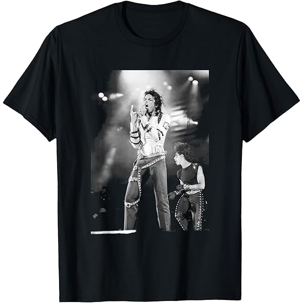 Amazon.com: Michael Jackson Bad World Tour 1988 Black and White