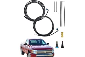 Fuel Lines Kit, Compatible with 2004-2010 Chevy Silverado GMC Sierra 1500 2500 3500 4.3 4.8 5.3 6.0 8.1 L Pickups, Fuel Vent 