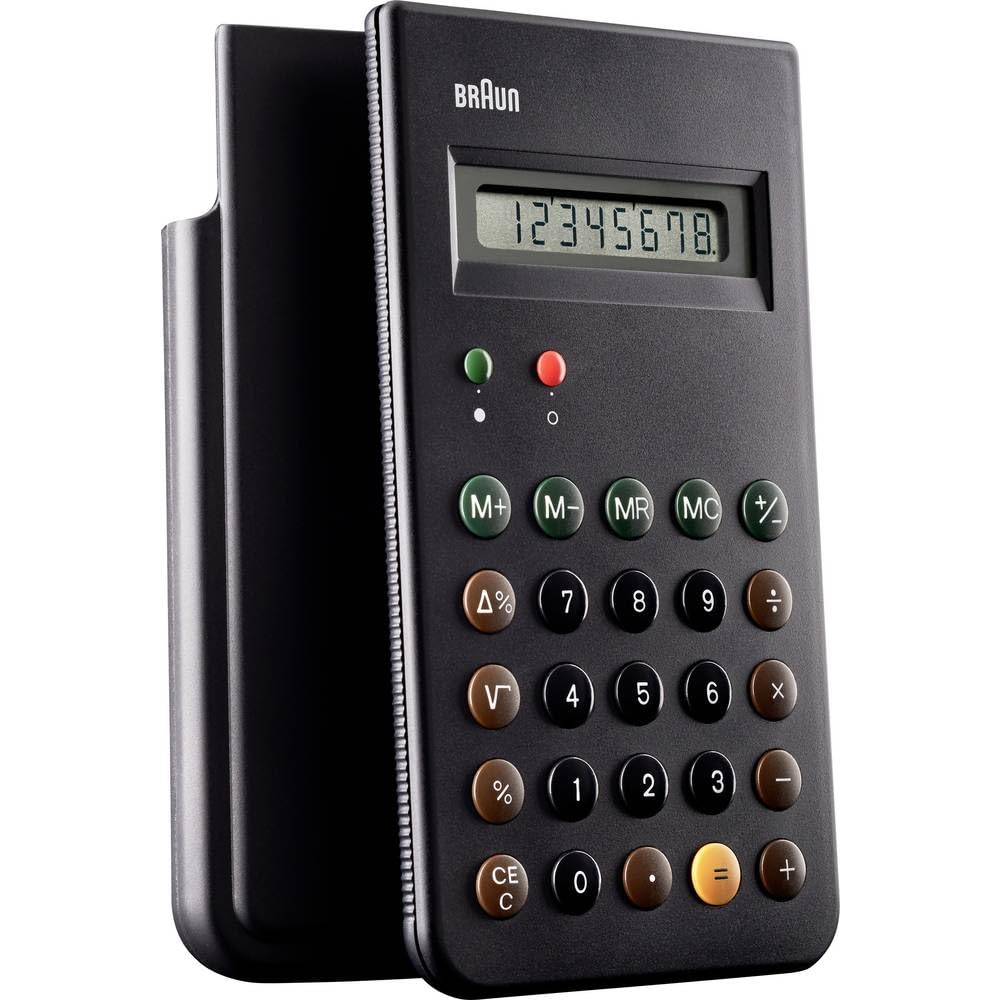 Braun BNE001BK Braun Calculator - Black