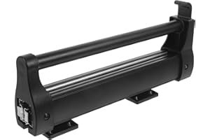 Ipetboom Pull Out Closet Rod Sliding Rail, Adjustable 10-Inch Black Trousers Guides, Closet Slide