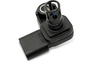 Merdege MERCGQ2415BL-1PC Black Automotive Intake Pressure and Temperature Sensor, Replacement for OE: 12681993 082800-0630