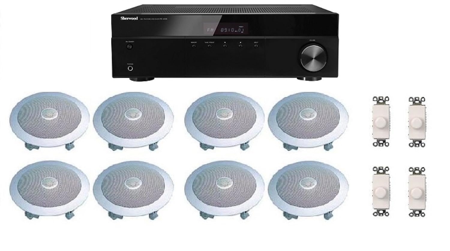 Distributed Home Audio Whole House Sound System Ceiling Speakers
