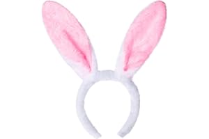 Xipixiao 1Pcs Bunny Ears Headbands Rabbit Hairbands for Easter Animal Party Women Family Friends Costume