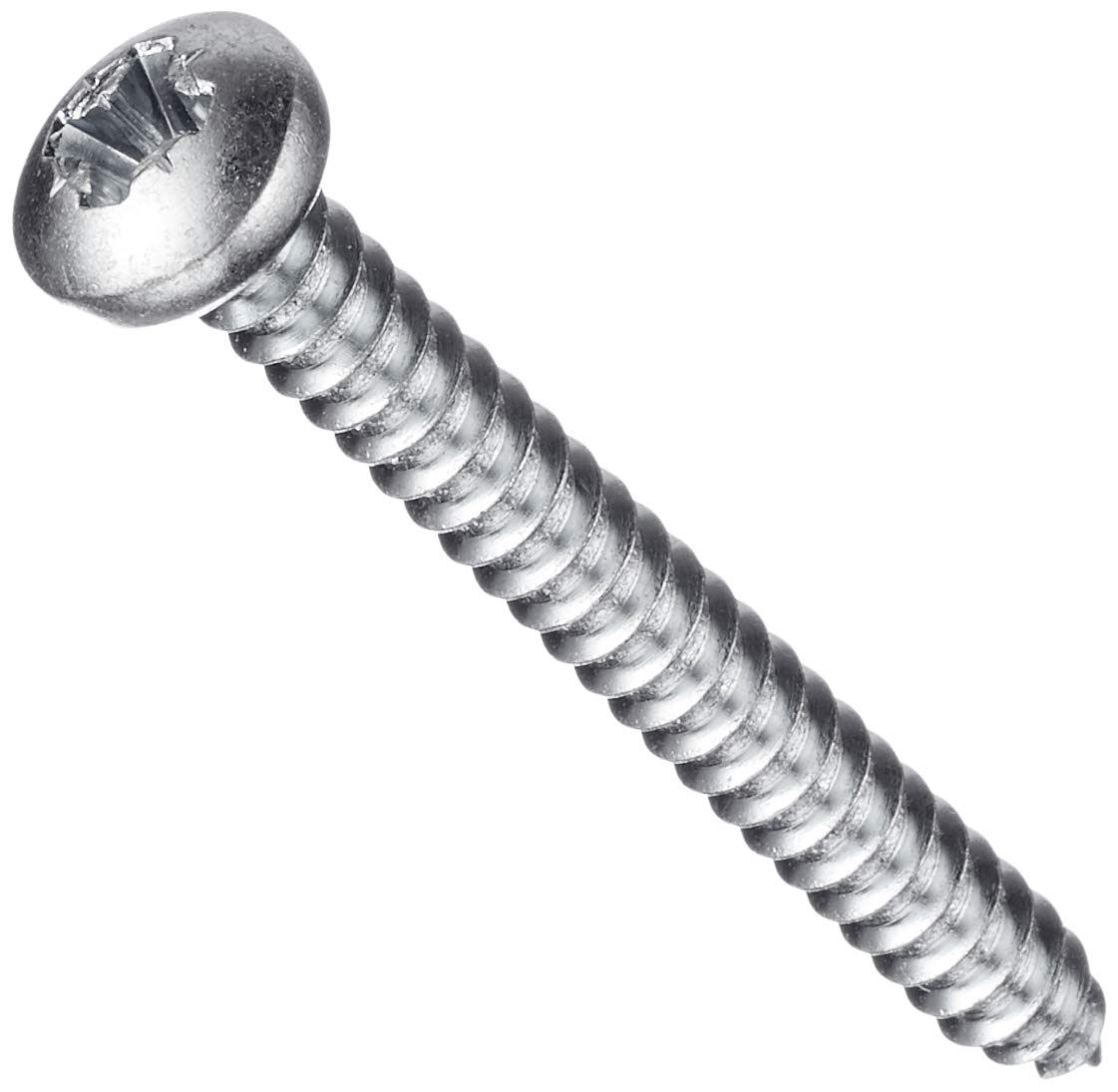 Duratool STPP1128ZP M4.5 x 38mm Pozidriv Pan Head Self Tapping BZP Screws, 200 Pack
