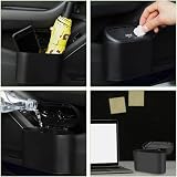 URAQT Car Trash Can with Lid 90 Bags Hooks Compact Car Organizer view 8